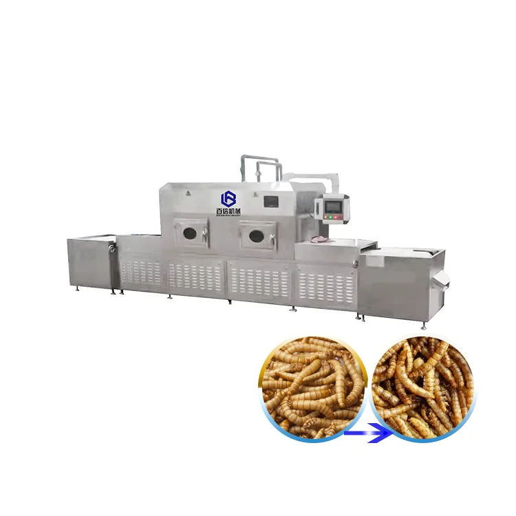 mealworms maca canned sardines pickles sterilization microwave dryer machine