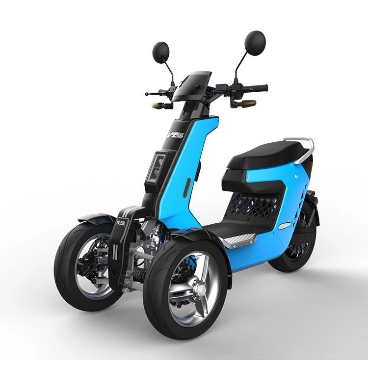 V28 VIGOROUS 2000W 3000W 72V 3 Wheel Reverse Trike Electric Scooter with LED EEC