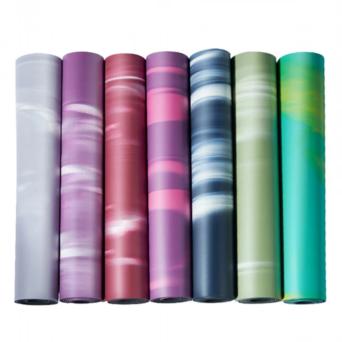 Rubber Yoga Mat Custom Printed Eco Friendly Waterproof  UV Full Printed Workout Yoga Mat