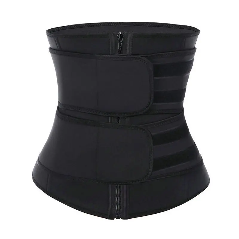Manufacturer Wholesale Waist Trainer Girdle Waist Training Exercise Yoga Fitness Belt with Zipper Buckle Belt Waistband