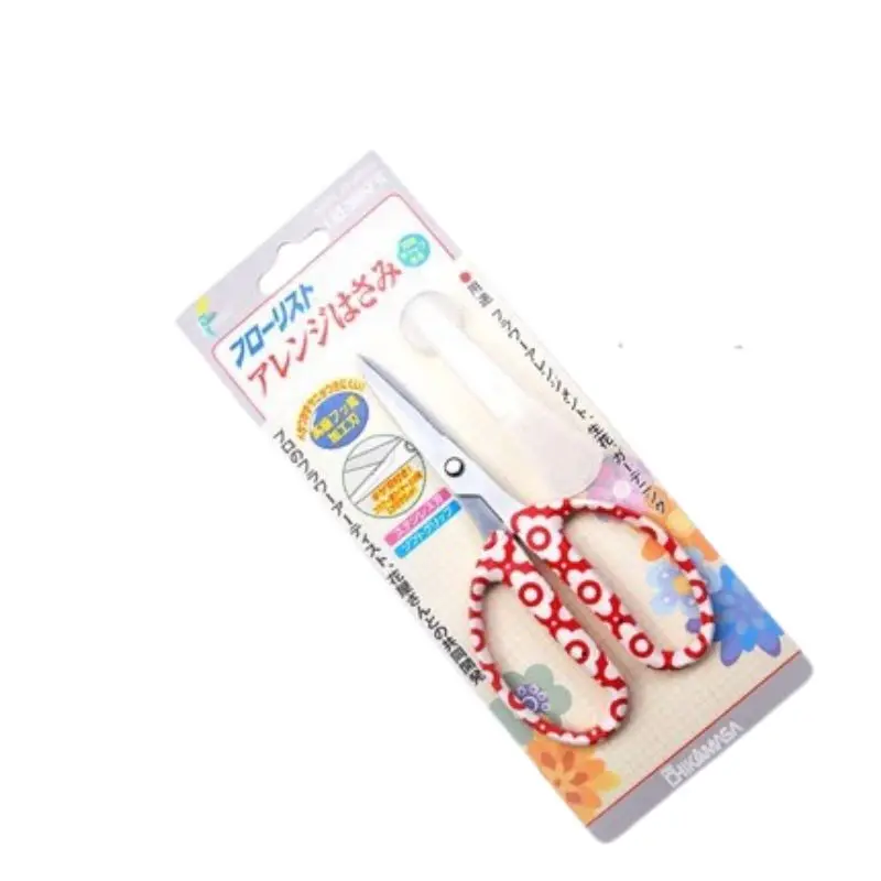 Wholesale Small Home High Quality High-value Floral Shears Scissors Chikamasa CRI-360 Florist Arrangement Scissors, Fluorine,
