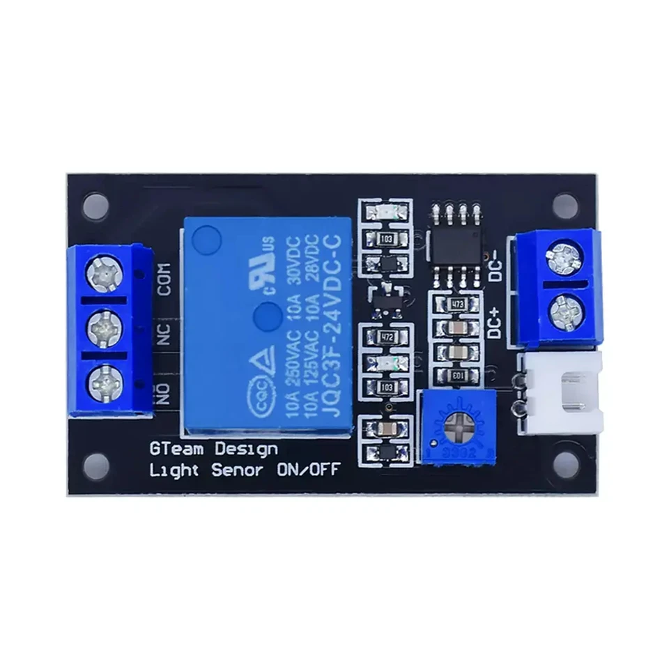 Photoresistor relay 5V 12V 24V control module sensor temperature detection/temperature switch