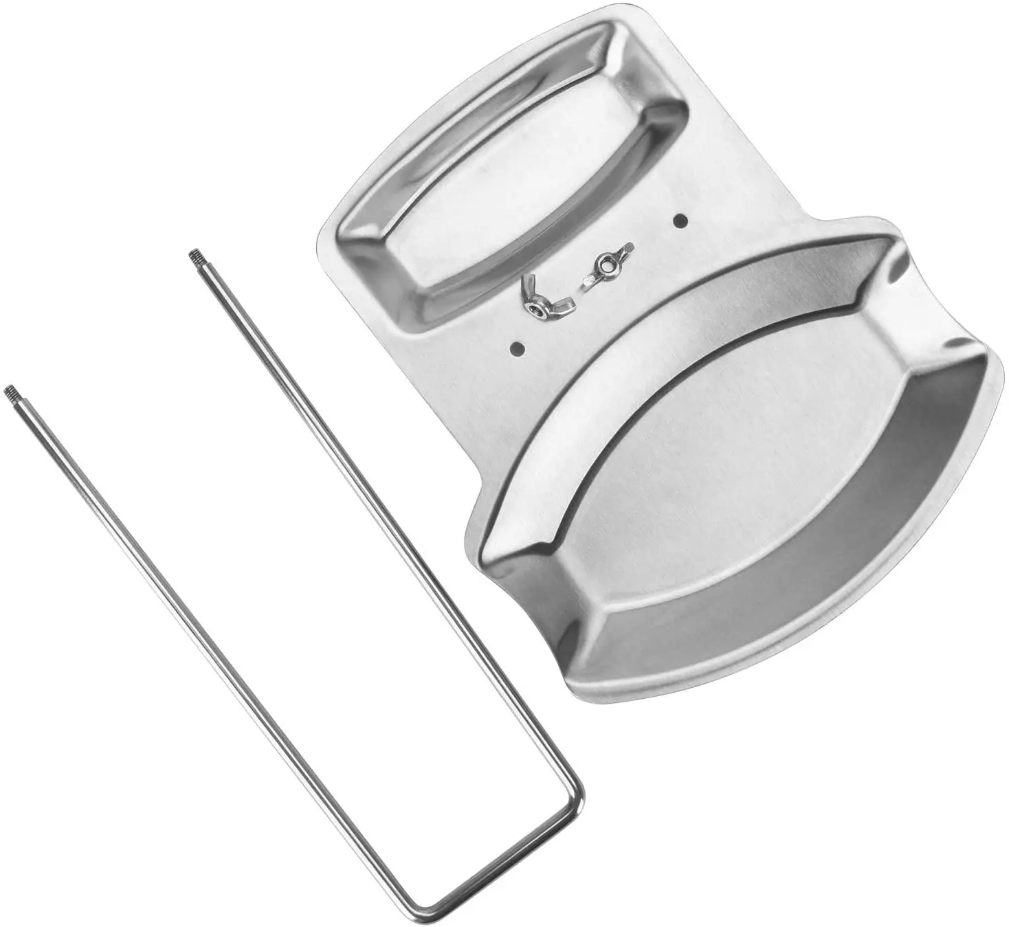 Kitchen Tool Spoon Rest and Pot Lid Holder High Quality Stainless Steel Pan Pot Cover Lid Rack Shelf Stand Holder Spoon Holder