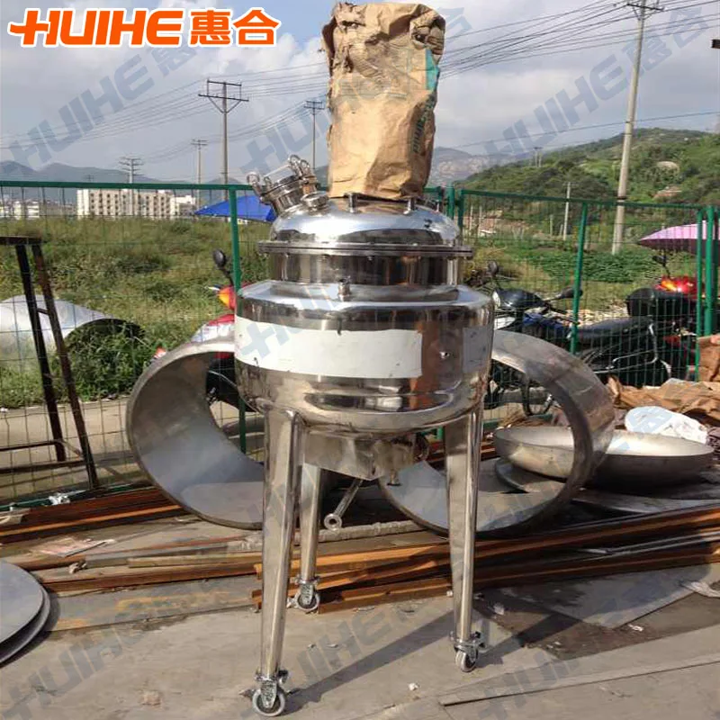 100l-2000l Small High Shear Emulsifier Mixer Tank Stainless Steel Mixing Tank With Agitator