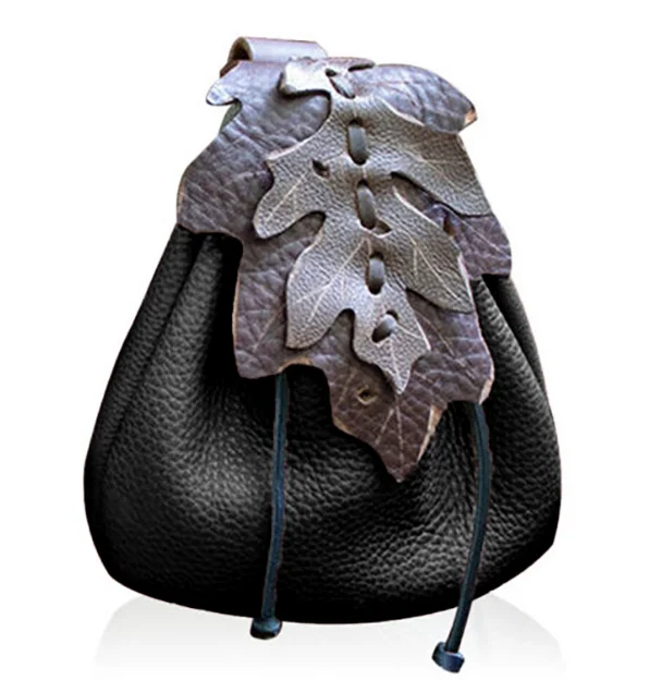 ecowalson   Renaissance Belt Pouch Leather Pouch Steampunk Waist Bag Medieval Leather Belt Pouch Fanny Pack Hip Vintage Belt Bag