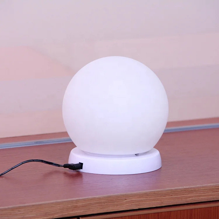 Garden Exhibition Home Decoration Colour Changing Led Ball With Inductive Charging Base