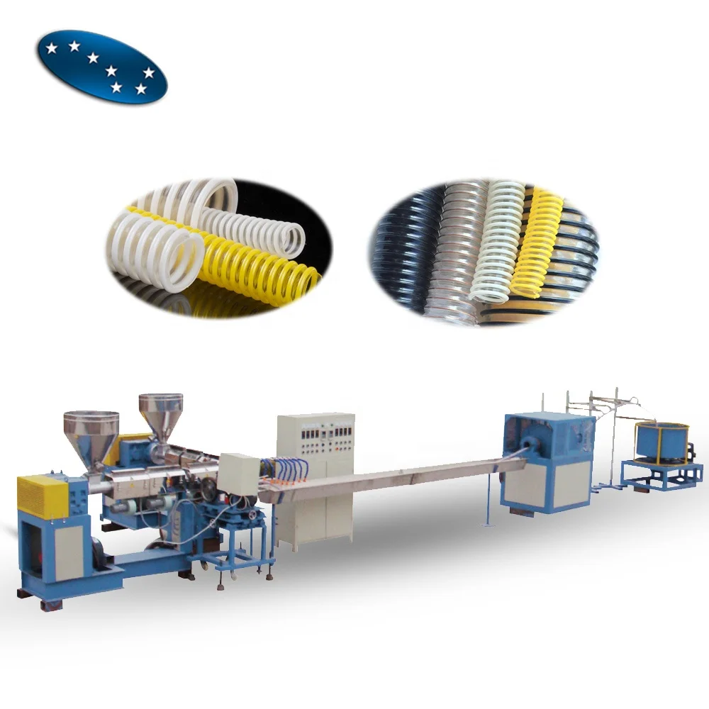 Sevenstars PVC suction spiral hose extrusion machine production line