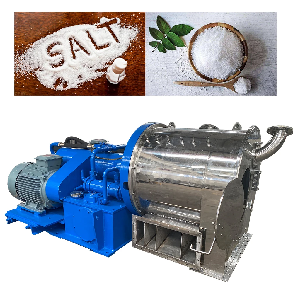 Horizontal Continuous Pusher Centrifuge Pushing Centrifuge Separator for Salt Processing