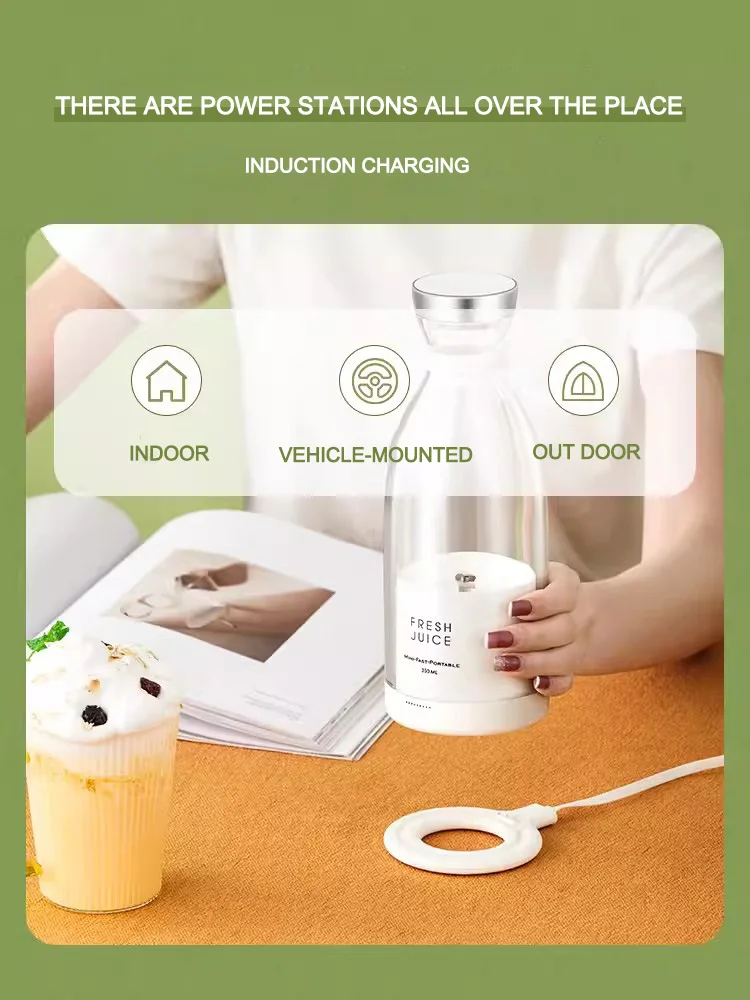 Factory supply portable blender juicers milkshakes mixers rechargeable Mini juicer fresh fruit blenders