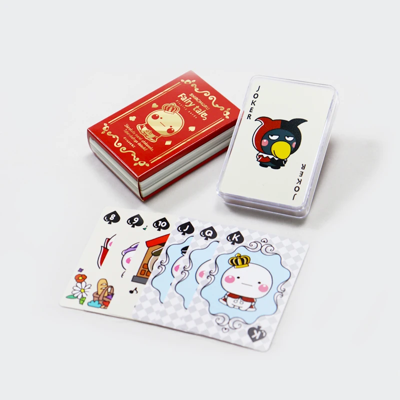 2024 Best Seller Custom Logo Playing Cards Custom Plastic Card Box for 2 Decks Made from Paper Material