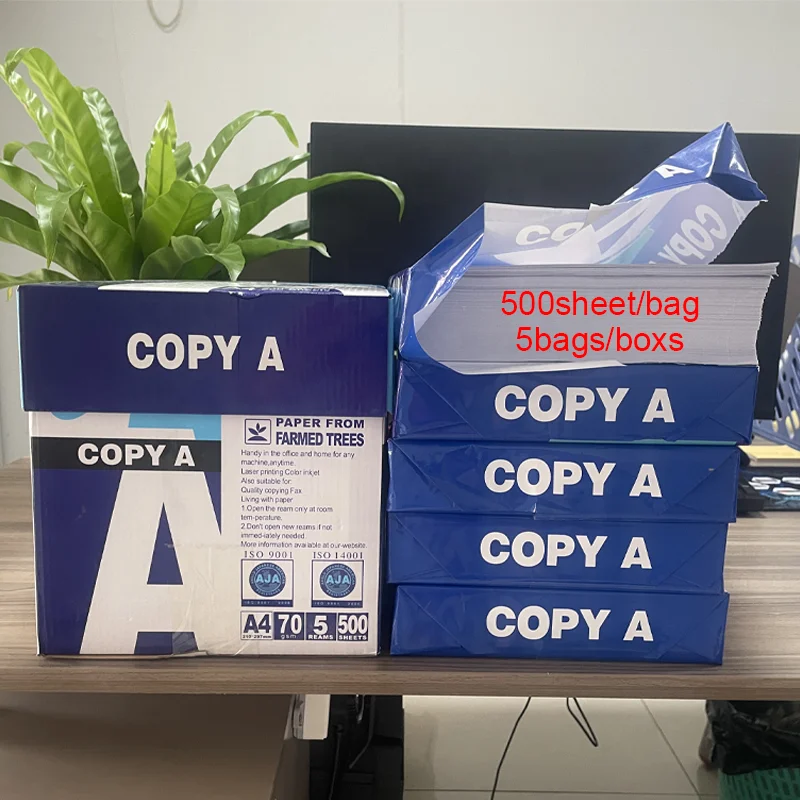 Buy Direct Original A4 Paper 80 GSM 70 Gram price Copy Paper / A4 size Copy Paper