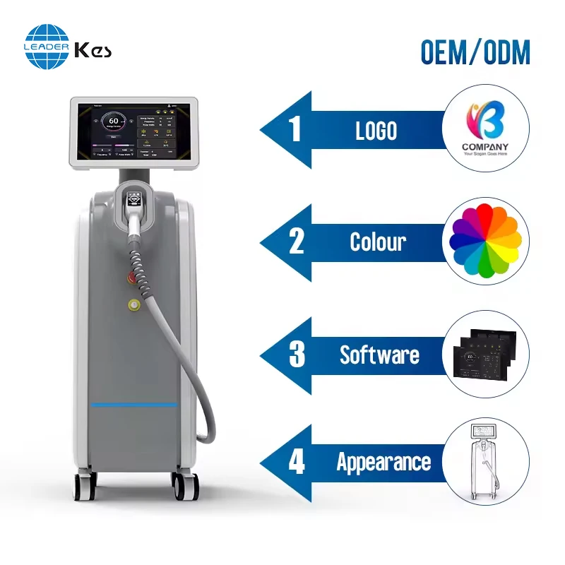 KES wholesale laser hair removal alexandrite dioe laser titanium laser hair removal machine made in China