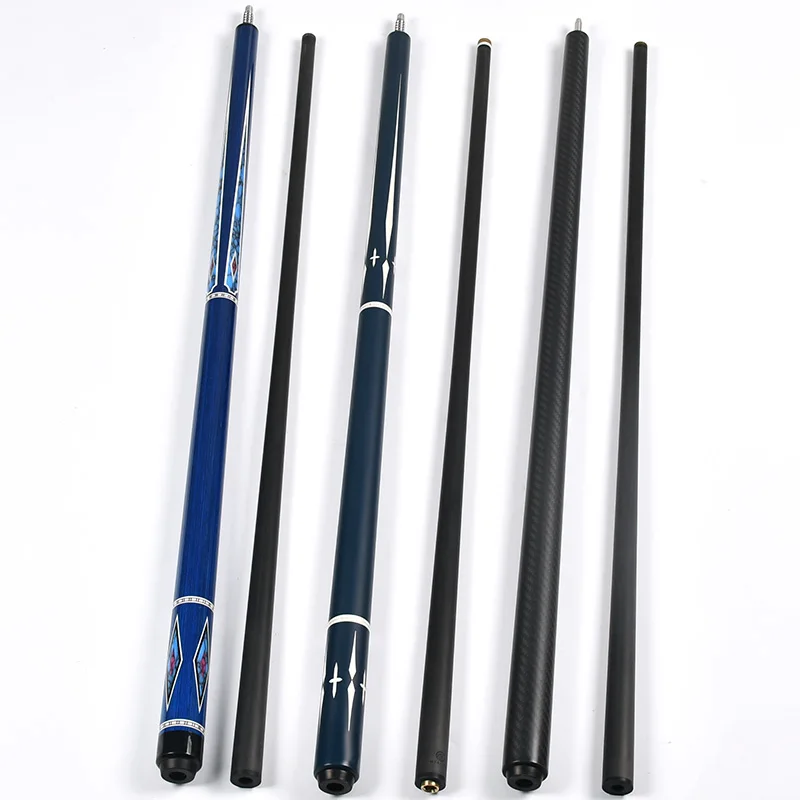 High Quality Carbon Fiber Billiard Pool Cue Sticks, Low Deflection Carbon Fiber Pool Cue  for Billiards Pool Table TP-C4701