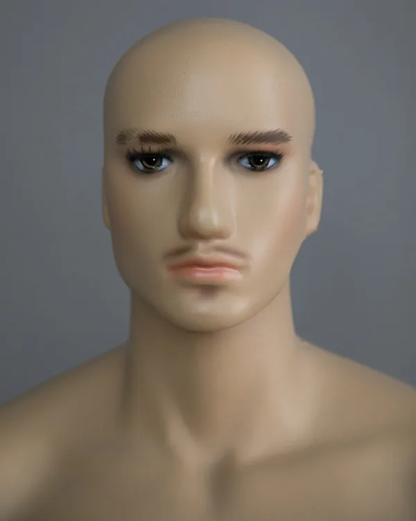 Plastic full man mannequin plus size muscle male manikin