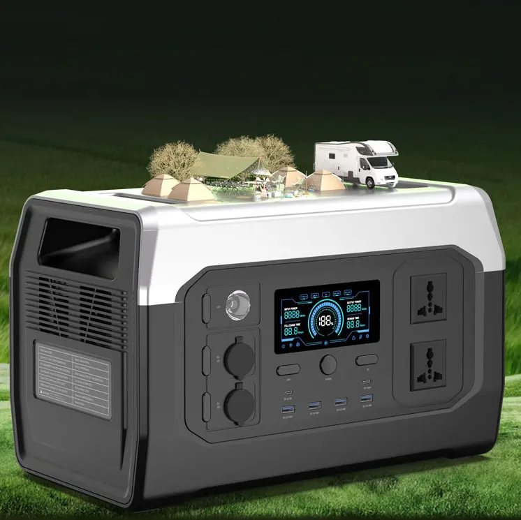 1024Wh Powerstation 1800 Вт Аккумулятор Lifepo4 солнечная генераторная энергетическая система 320000 мАч портативная электростанция