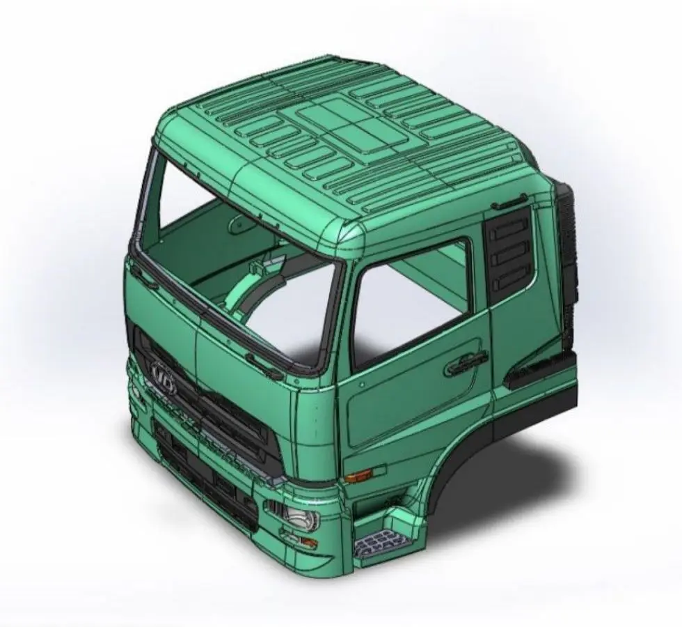 1 / 14 truck model SLA light curing printing Nissan UD Quon shell