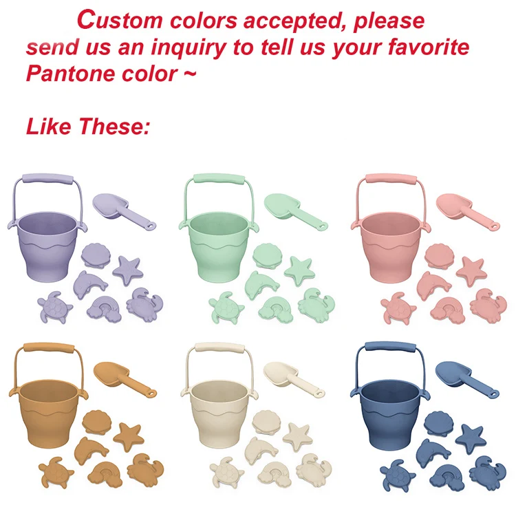 Seaside Interaction Playing Water Model Baby Digging Sand Shovel Toys silicone eco friendly soft Beach Toys and Sand Toy