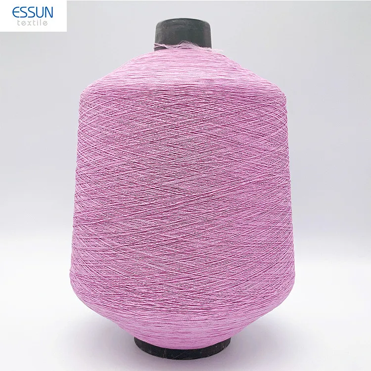 Трикотажная Пряжа Nm30 2PLYS 80%, нить из непрерывной вискозы, 20% нейлоновая, эластичная, не скатывается, высоковитая, необычная пряжа для весны и лета