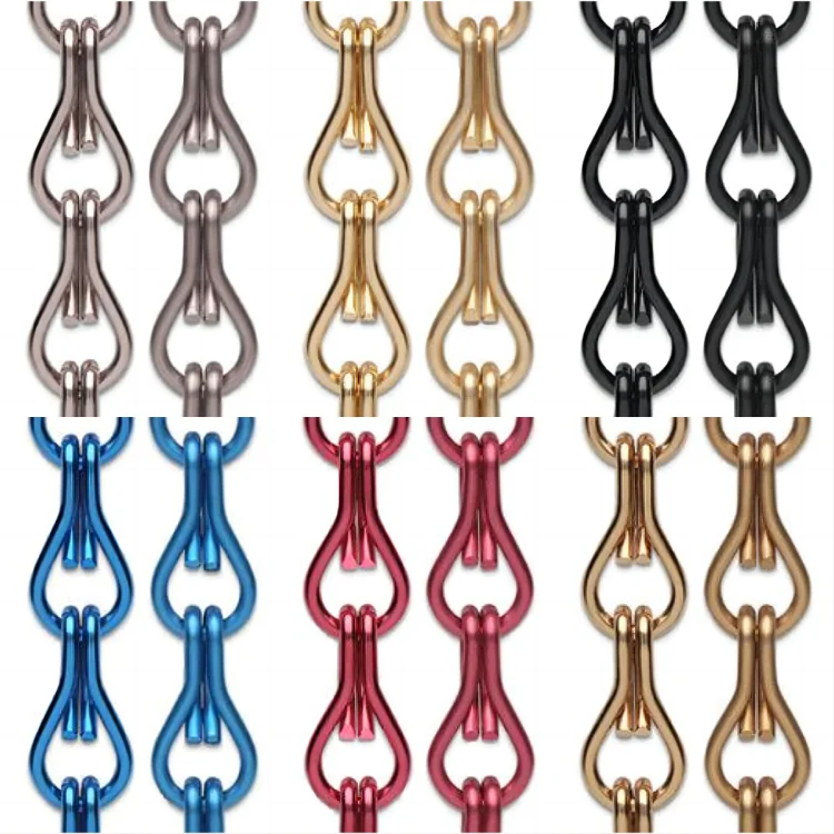 Decorative aluminum curtains for events: Decorative aluminum curtains used for decoration and separation purposes at parties, ex