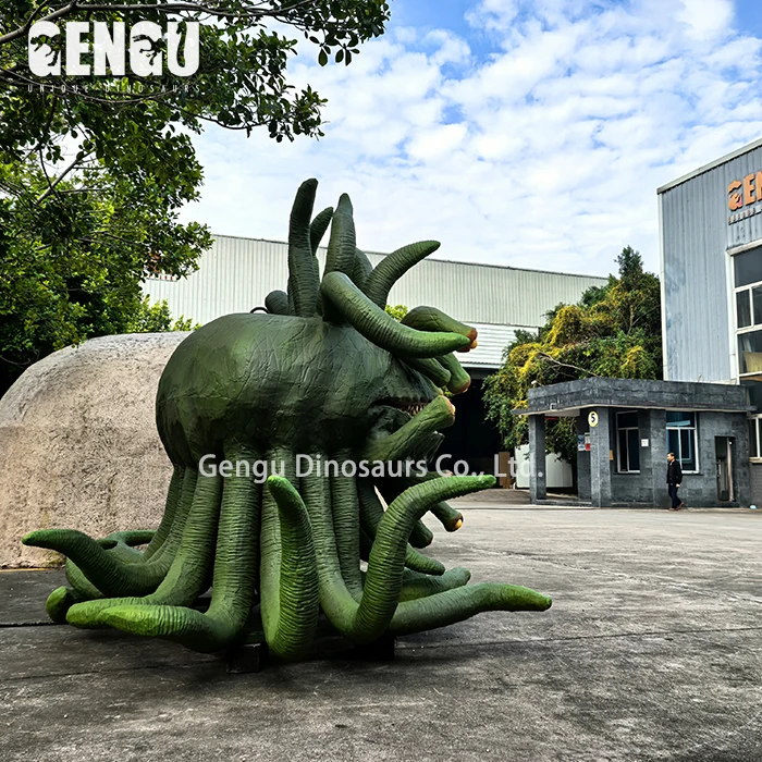 Real Size Tree Monster With Lights Customized Plant Monster Animatronics For Garden Forest