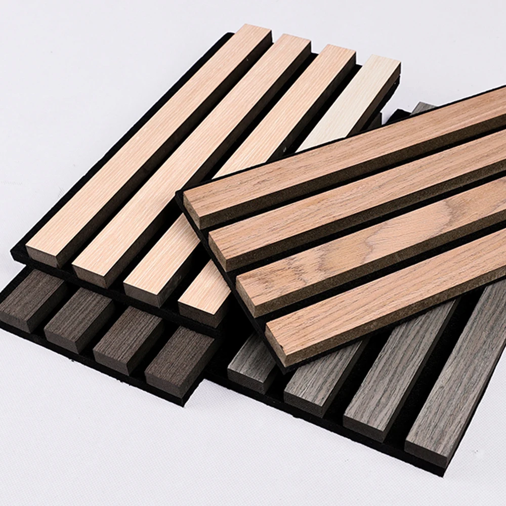 Interior Wall Decoration panel  MDF Acoustic Panel Wooden Sound Isolation  Wall Panel