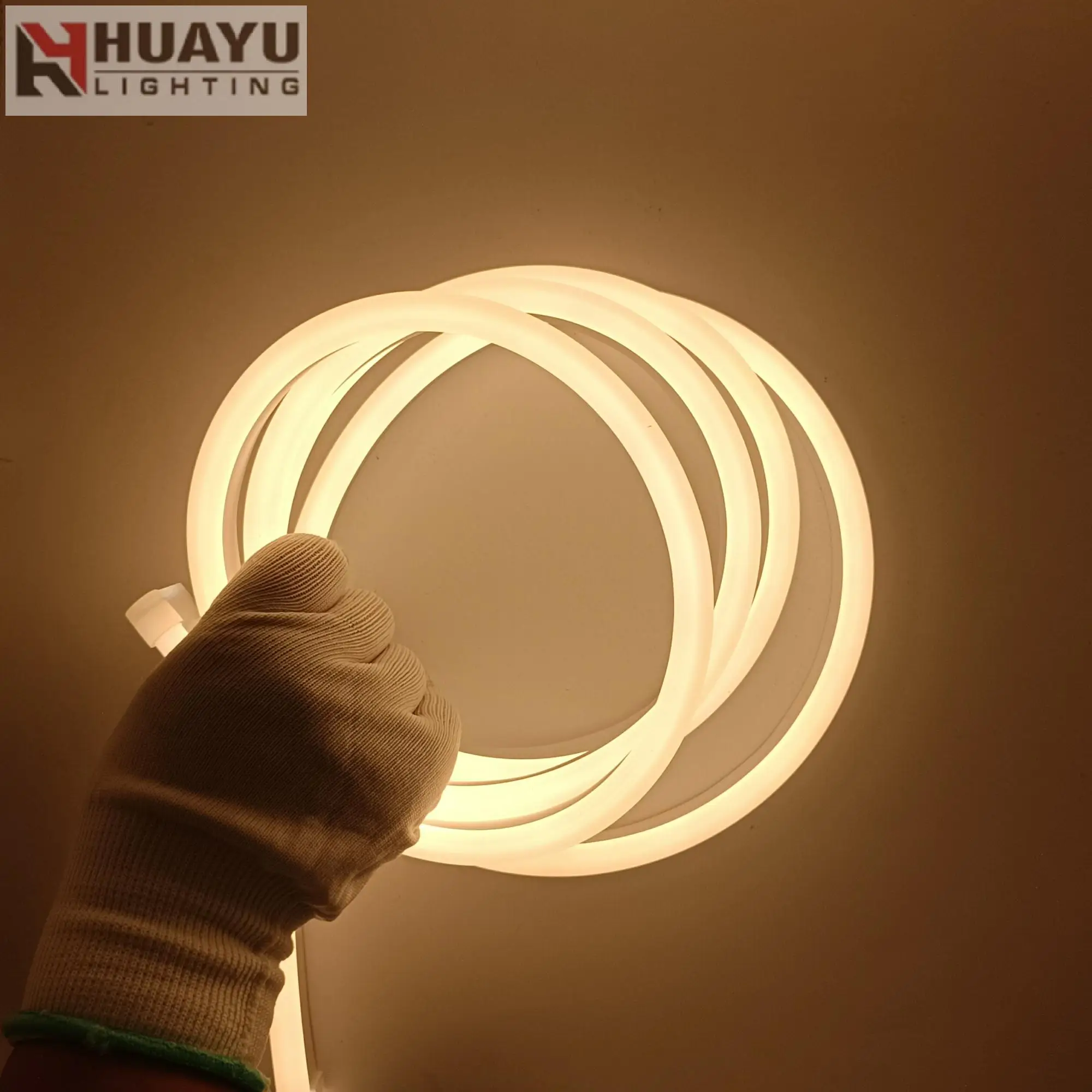 Rounded silicone flex light Source 8x17mm SMD 2835 rgb LED light strip waterproof IP67 flawless brows tv decoration