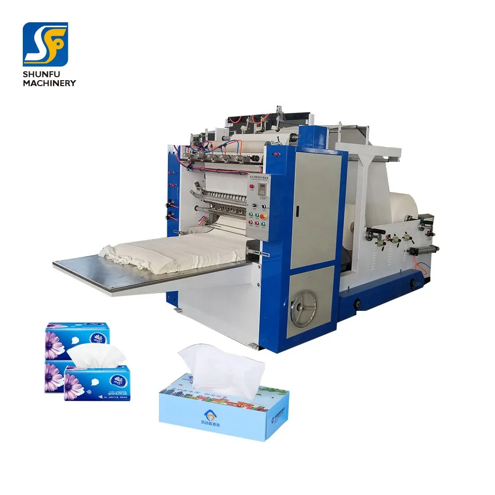 Automatic V Fold 4 Line Facial Tissue Paper Making Machine