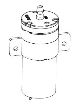 CNKB New design  dc 12v 24v small size air Diaphragm pump solenoid pump for intelligent cleaning machine