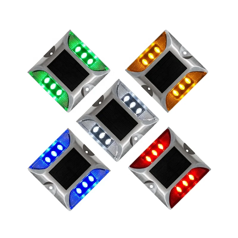 Ce YOUCHAO Solar Cat Eyes Ip68 Solar Road Markers For Driveway Raised Pavement Marker Aluminum Led Solar Road Stud Light