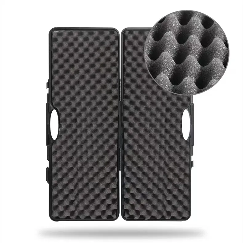 Custom foam Carrying Guns Storage Case Hard shell plastic carrying gun case