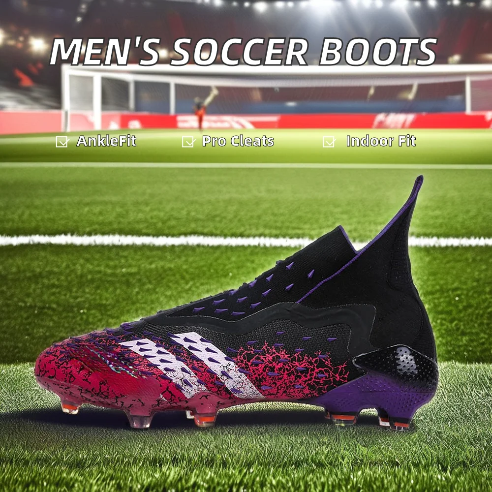 Manufacturer Prices High Quality Professional Football Cleats Shoes Pu Boots Turf Sneakers Soccer Shoes Sole Ma SG