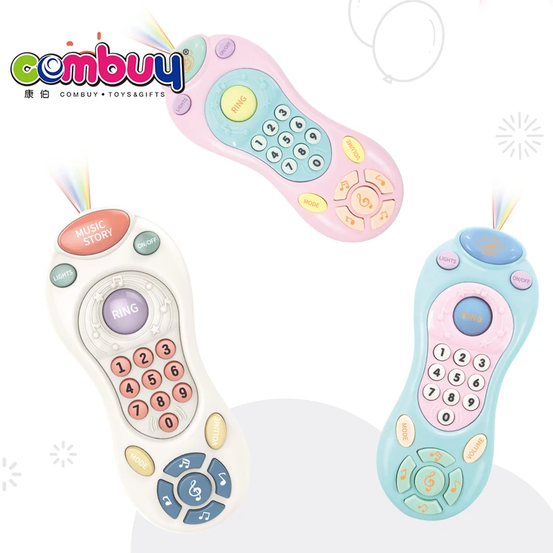 Educational early learning musical baby mobile phone remote