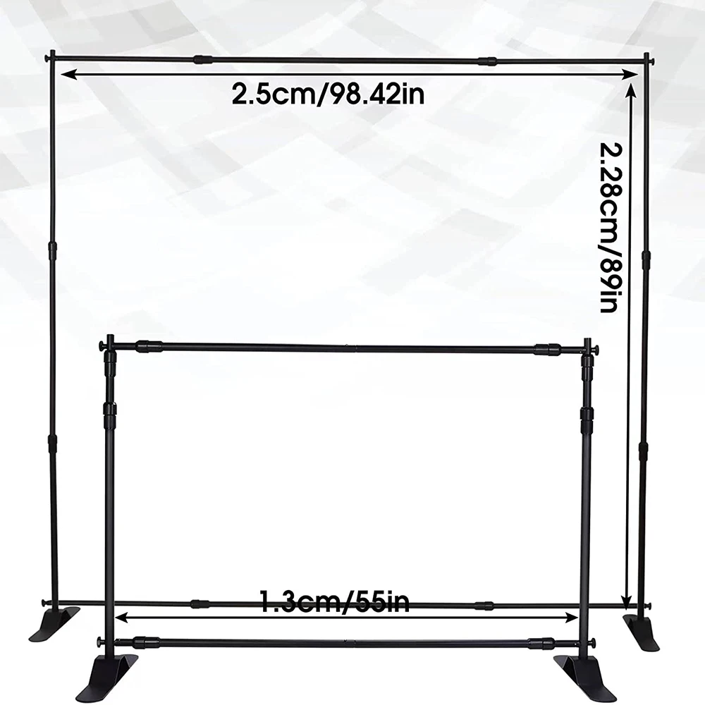 Easy to carry decorative background Photography activity banner stand advertising background used for vehicle show background fr