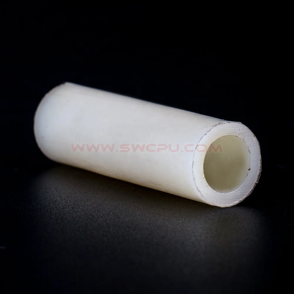 Small tolerance molded ptfe turning part machined PTFE plastic bushing