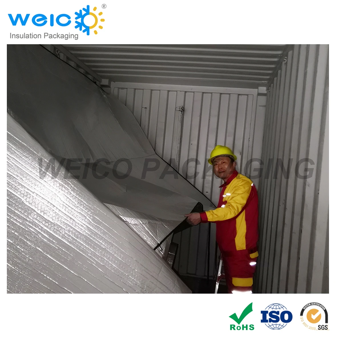 Wholesale Ocean Foil Bubble Shipping Insulation liner for container