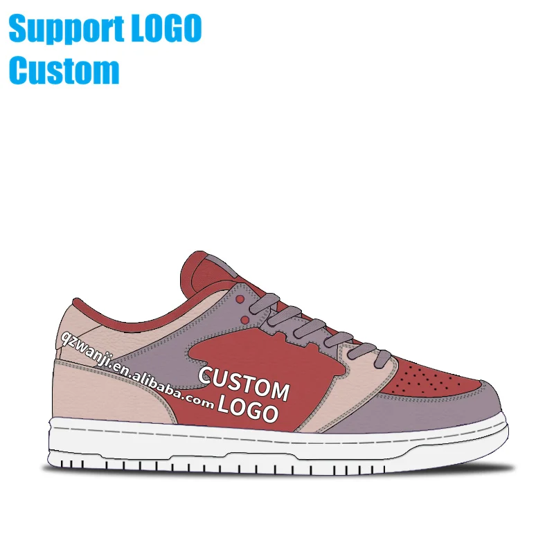 Wholesale Custom Sneakers Shoes Logo Fashion High Quality Brand Men Sport Shoes Men Running Shoes custom designer  logo sneakers
