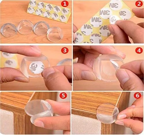 Baby Safety Sharp Edge Cover Glass Corner Guards Silicon Protector kids protection