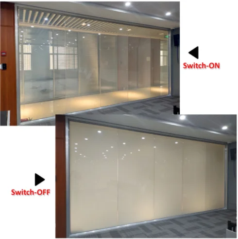 Building Window High Quality White PDLC Smart Glass