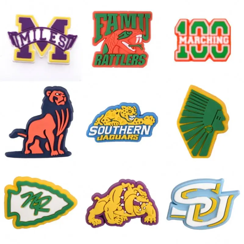 Miles College Golden Bears Shoe Charm HBCU Golden Bears Ship Hip Hop Charms Culture Charms