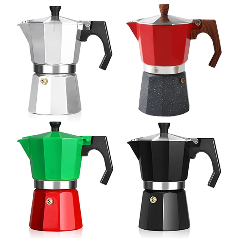 Gift Set Bialetti 300ml 150/300ml Coffee Maker Aluminum Italian Mocha Es 2 Cup 180ml En Aluminium Large Moka Pot