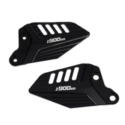 Motorcycle Footrest Pedal Protector Left Right Plates Wing Cover Heel Plate Footpeg For Kawasaki Z900RS Z900 RS Z 900 RS 900RS