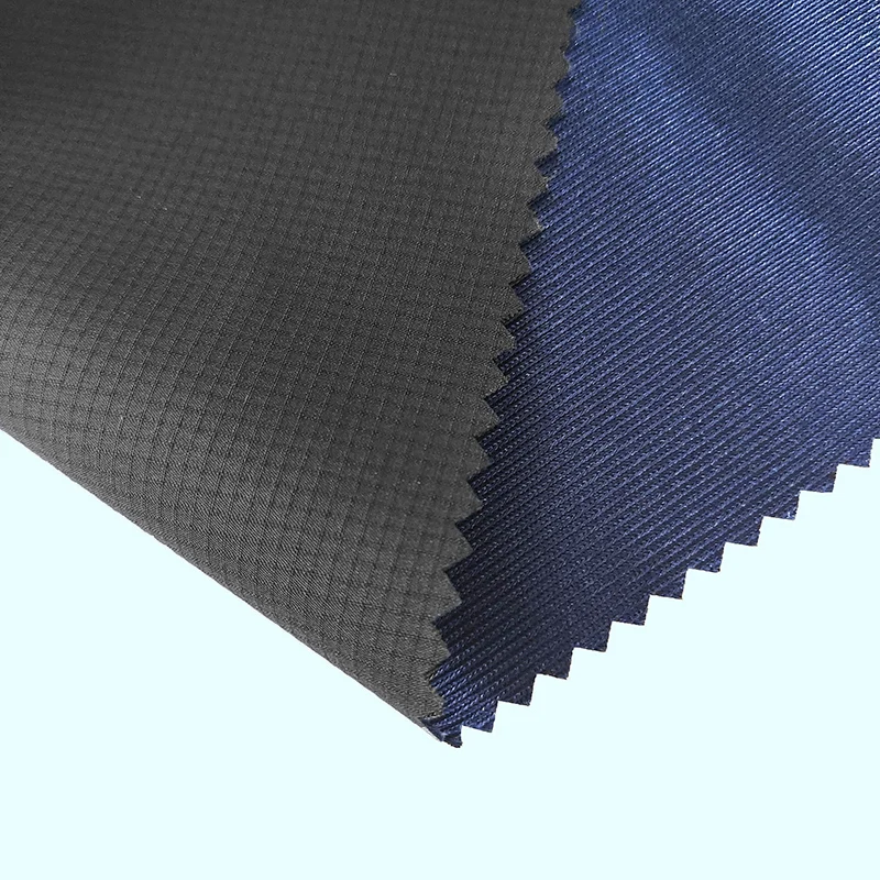 Polyester Ripstop Fabric+Breathable 10K/3K TPU+Shiny Tricot 3 in 1 Fabric Used For Outdoor Ski Jacket