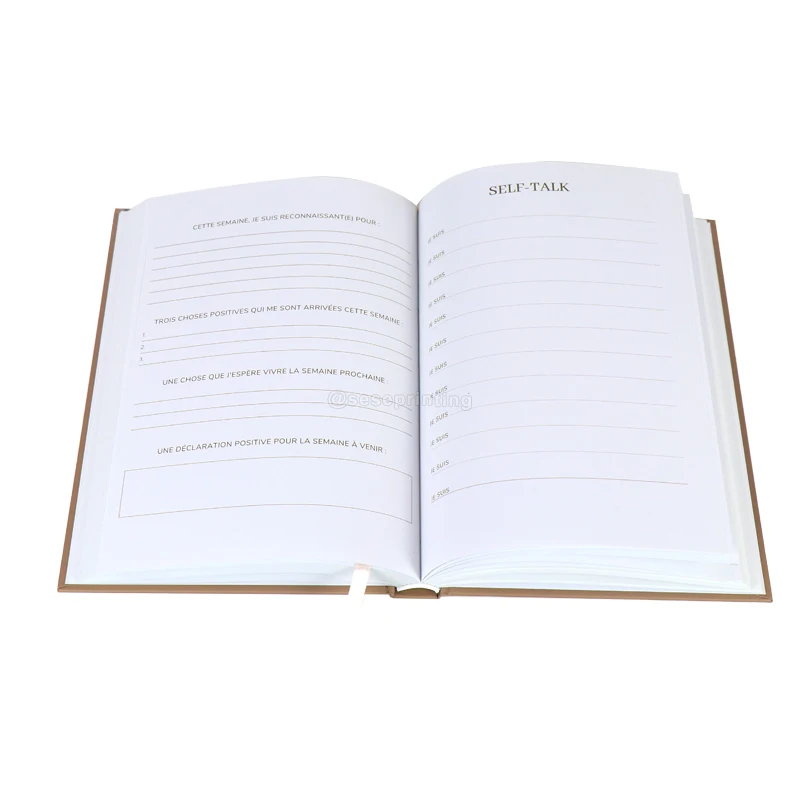 Manufacturing High Quality Personalized Journal Notebook Custom Hardcover Planner Printing