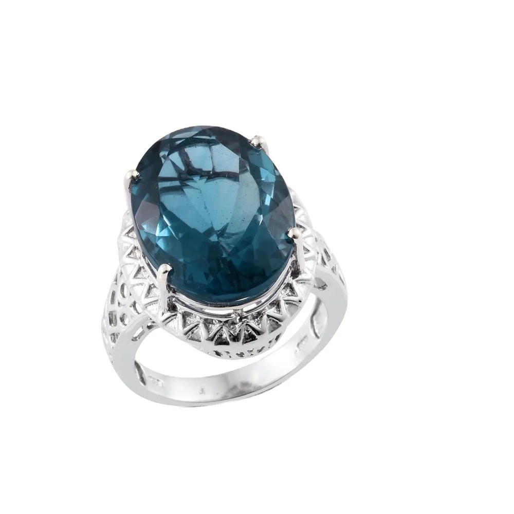Extraordinary Hollow Out Color Change Fluorite Oval Rings Men Gems Big Natural Stone Real 925 Sterling Silver Men Solitaire Ring