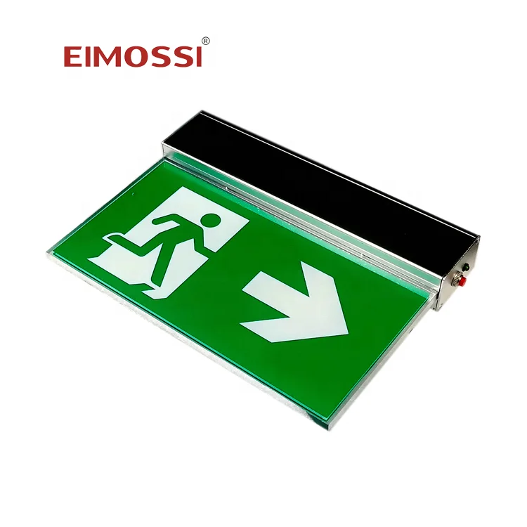 Good customer reviews Printed panels lamp emergency exit light signage