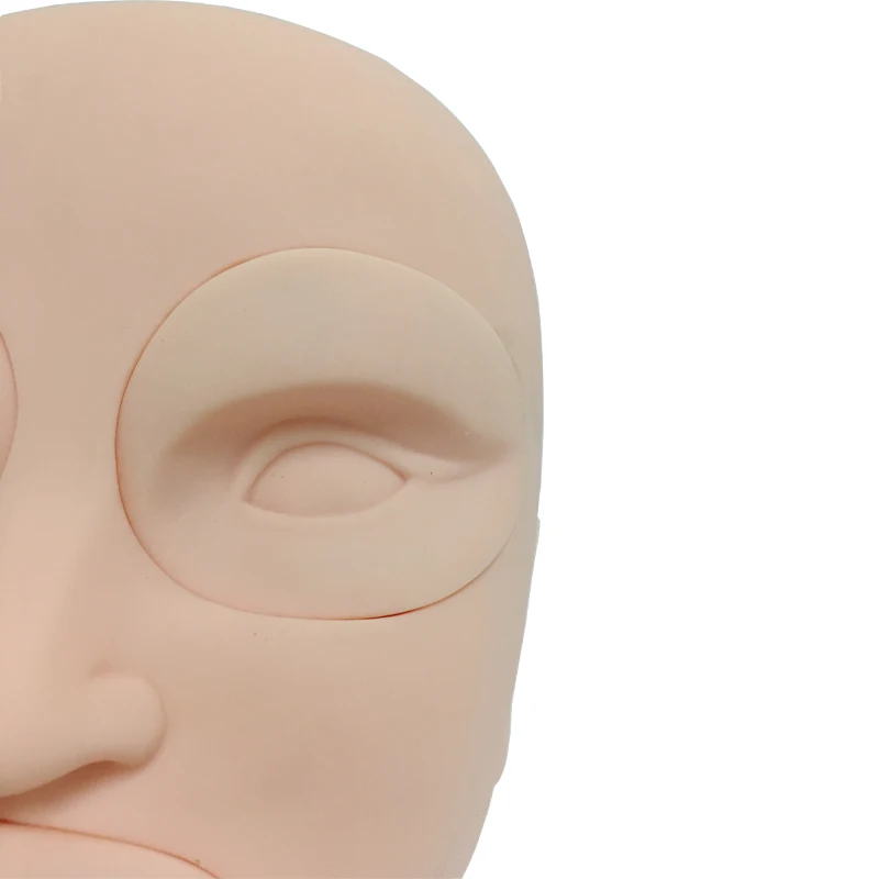 Bolin 3D Practice Tattoo Head Mannequin Silicone Makeup Model Head