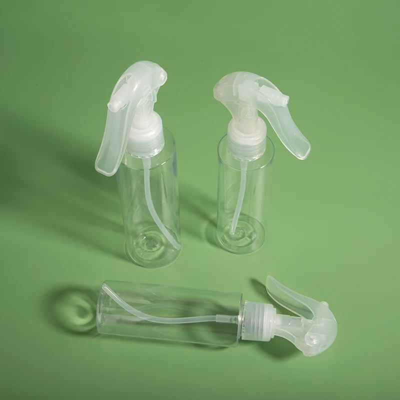Wholesale Handy 100ml 120ml 150ml 200ml 250ml Empty Plastic Mist Spray Bottles Refillable Pet Plastic Trigger Spray Bottle