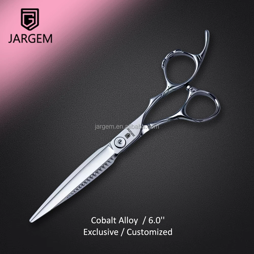 CNC Scissors Hair 6.0 Inch Cobalt Alloy Barber Scissors Professional Hair Cutting Scissors Shears