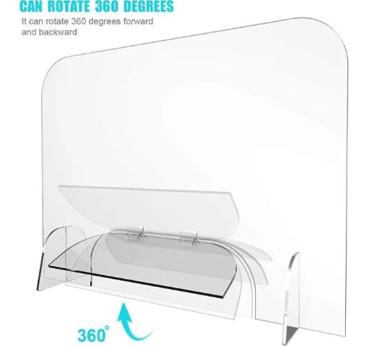 PMMA Acrylic Baffle  Antifoam Plexiglass Safety Protection Isolation Plate