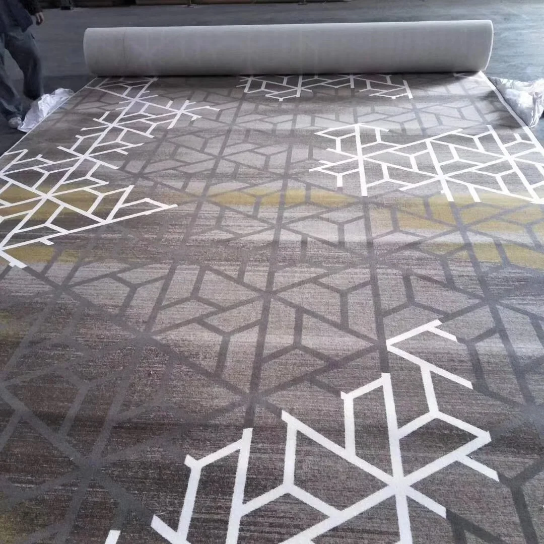 
Woven 100% Nylon Printed Wall To Wall Carpet For Hotel 
